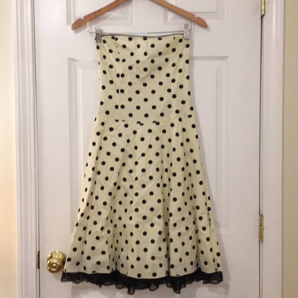 Black and White polka dot dress